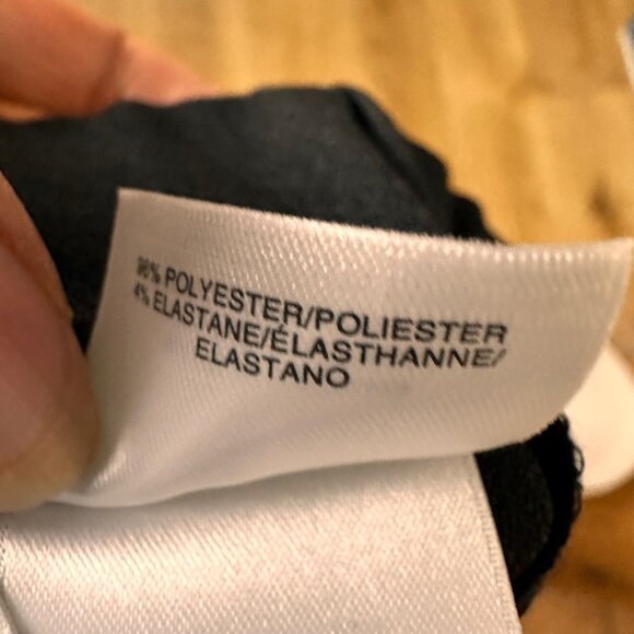 Anne Klein 2XL Womens Dress Black Elastic Waist Pants Polyester Blend - Picture 14 of 14